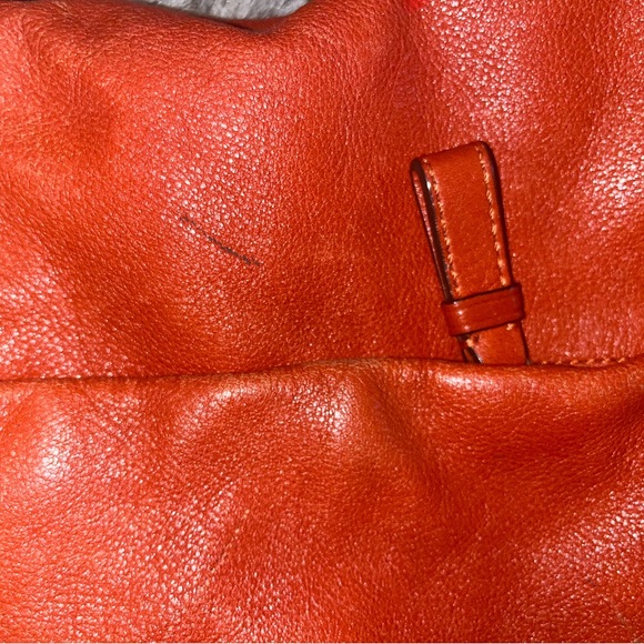 Authentic Coach Orange Satchel with Gold Hardware - Picture 14 of 14